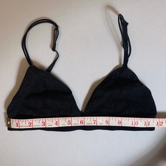 NWOT Kit and Ace Triangle Bralette in Charcoal Grey- Size S - Picture 8 of 9